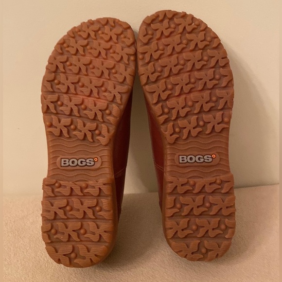 Bogs Pearl Women’s Brown Waterproof Leather Slip On Shoes Size 8.5M - Picture 11 of 14